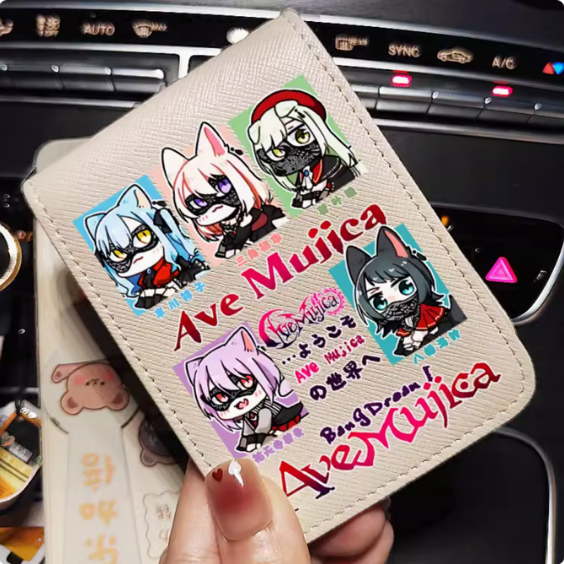 Bang Droom Ave Mujica Anime Mode Portemonnee Pu Portemonnee Cash Houder Tas Cosplay Cadeau B1621