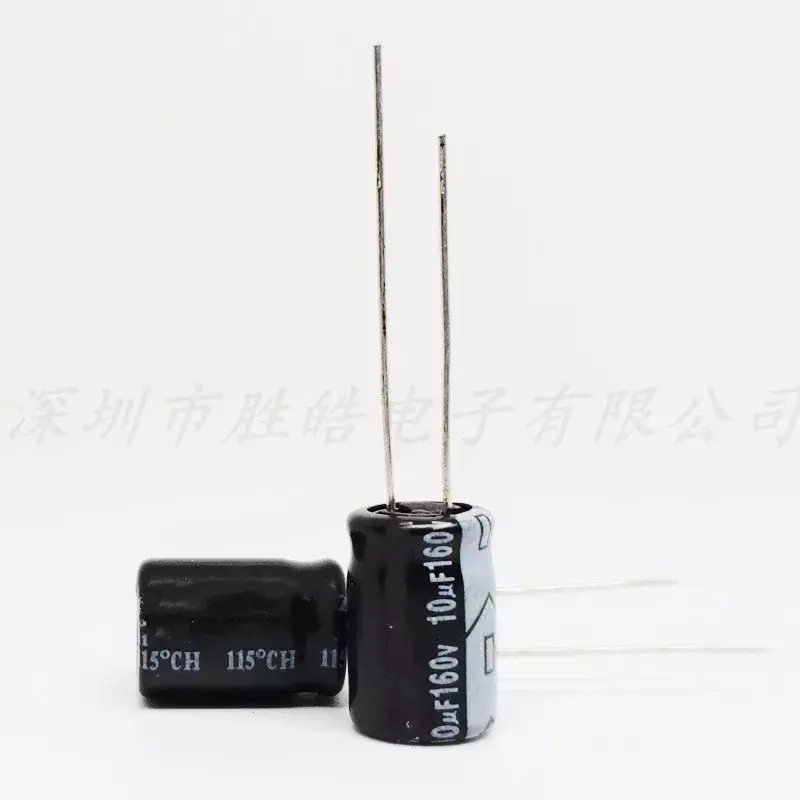 (10 шт.) модели: 160 в 10 мкФ объем: 8x2 мм алюминиевый электролитический конденсатор 160 В1 0 мкФ Алюминиевый конденсатор высокого качества