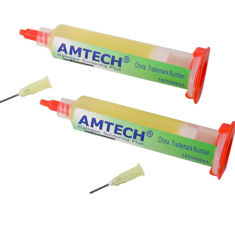 AMtech-はんだペースト,はんだペースト,クリーン溶接オイル,フラックスグリース10cc,100% オリジナルamtech NC-559-ASM,1個
