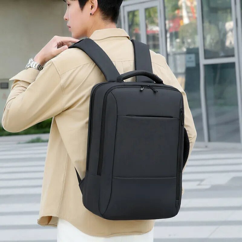 Männer große Kapazität Rucksack USB-Lade-Laptop-Bagpack wasserdicht Business-Reise-Rucksack Gepäck tasche mochila