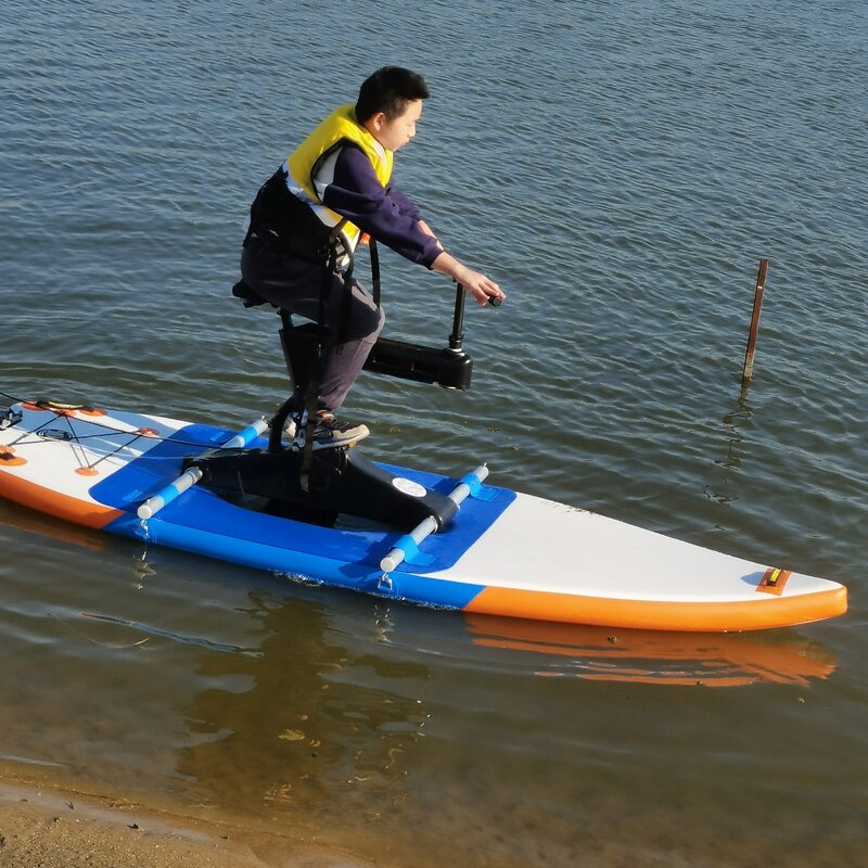 Bicicleta de agua flotante de altura ajustable, Parque Acuático de atracciones comercial, nueva llegada