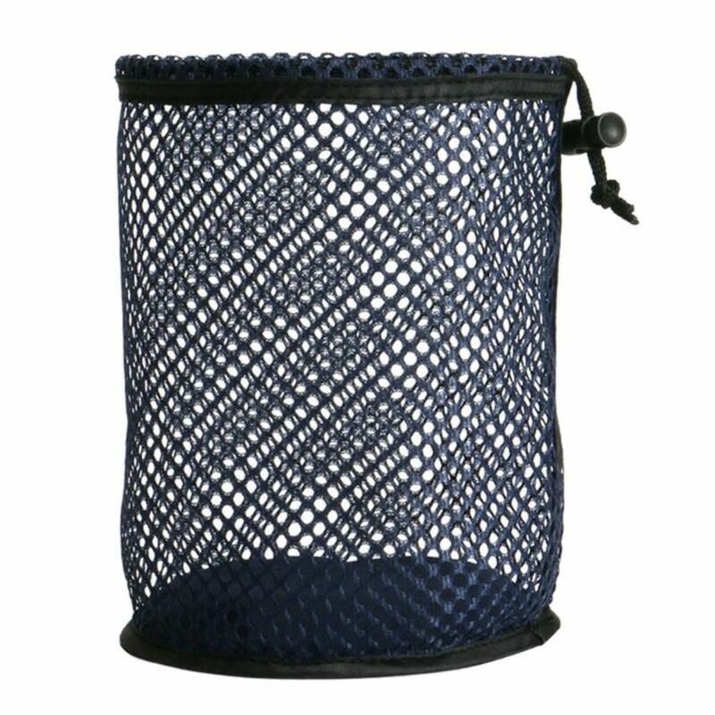 Mesh Golf Drawstring Pouch Golf Ball Holder 12/25/50 Large Capacity Golf Mesh Net Bag 3 Colors Nylon Golfer Gift