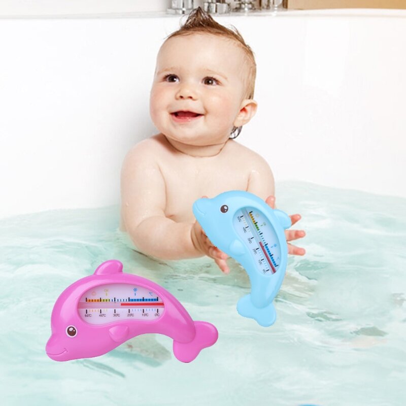 Termómetro baño para bebé, medidor temperatura del agua delfín pequeño para recién nacido, juguetes baño para bebé,