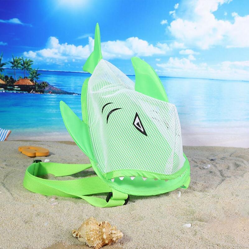 Sand-proof Beach Bag Kids Beach Bag with Cartoon Cute Crab Shapes Breathable Mesh Design for Toys Shell Collecting for Children