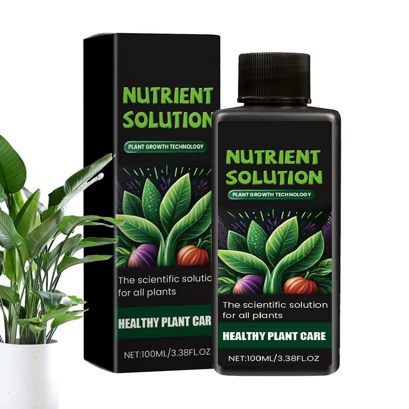 Nutrienti vegetali soluzione nutritiva vegetale da 100ml fertilizzante liquido naturale e potenziatore della crescita delle piante per piante di terreni idroponica