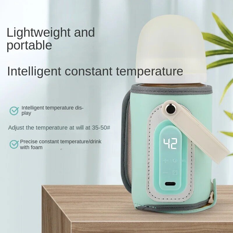 Noworodek dziecko na zewnątrz USB przenośny podgrzewacz do mleka podgrzewacz butelka do pielęgnacji o stałej temperaturze