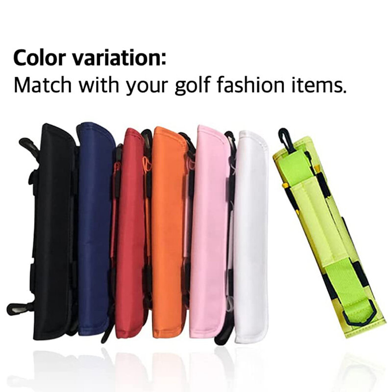 Mini bolsa de transporte de nailon para Golf, bolsa de viaje para rango de conducción, estuche de entrenamiento de Golf con correas de hombro ajustables, accesorios de Golf, 1 unidad