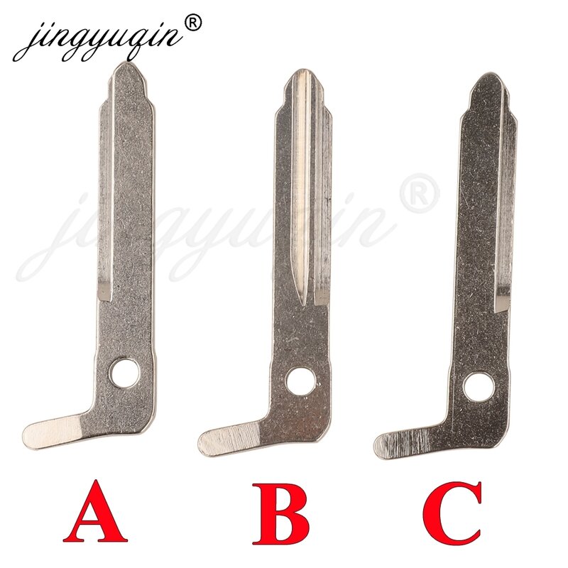 jingyuqin 10PCS Uncut Car Key Blade For Mazda 3 5 6 M6 MX5 CX5 CX7 CX9 RX8 Cx30 Smart Emergency Spare Remote Key Blank Replace
