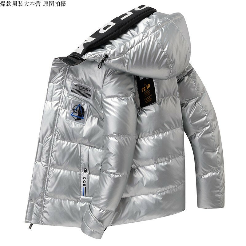 Мужская разноцветная пузырьковая куртка в стиле Харадзюку, зимняя куртка, Мужская Уличная одежда 2022, парка в стиле хип-хоп, Корейская желтая и черная одежда, пуховики