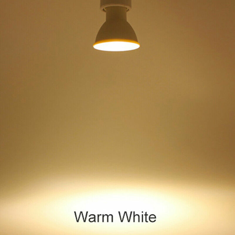 Ampoules de budgétaire LED GU10 à intensité variable, angle de faisceau résistant à 24, COB 7W 110V 220V, blanc chaud froid, remplacer les lampes halogènes pour la décoration intérieure
