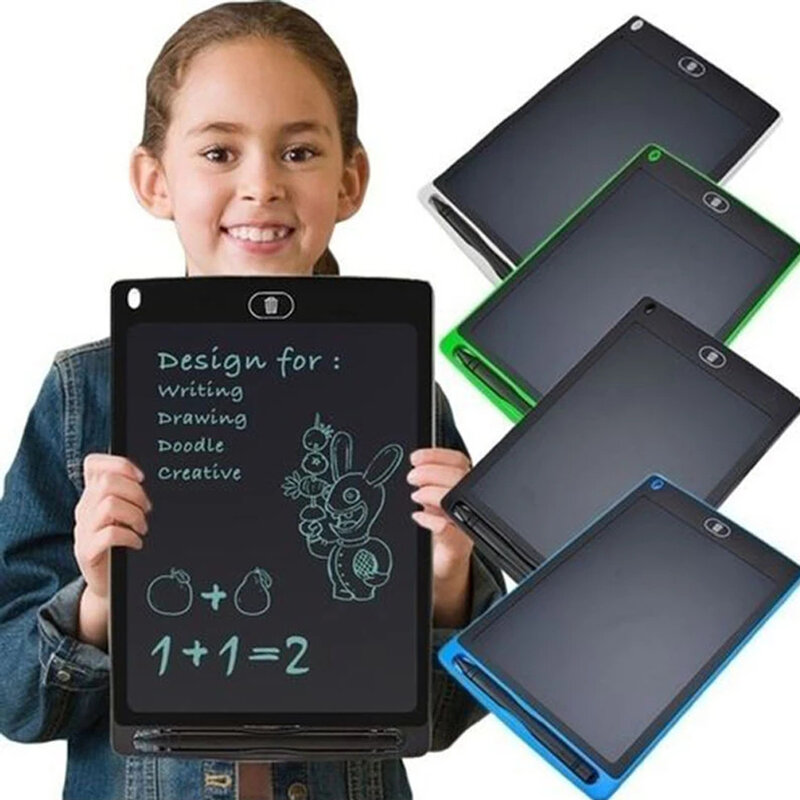 لوحة LCD للرسم الإلكتروني 8.5/10/12 بوصة لأدوات الرسم لوح الكتابة الإلكترونية للأطفال لعبة تعليمية قلم للكتابة اليدوية