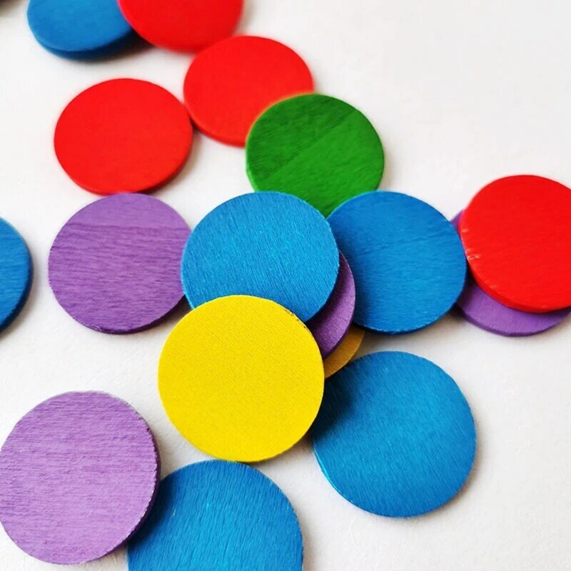 50 комплектов математических счетчиков для детей, цветная развивающая игрушка Монтессори для подсчета