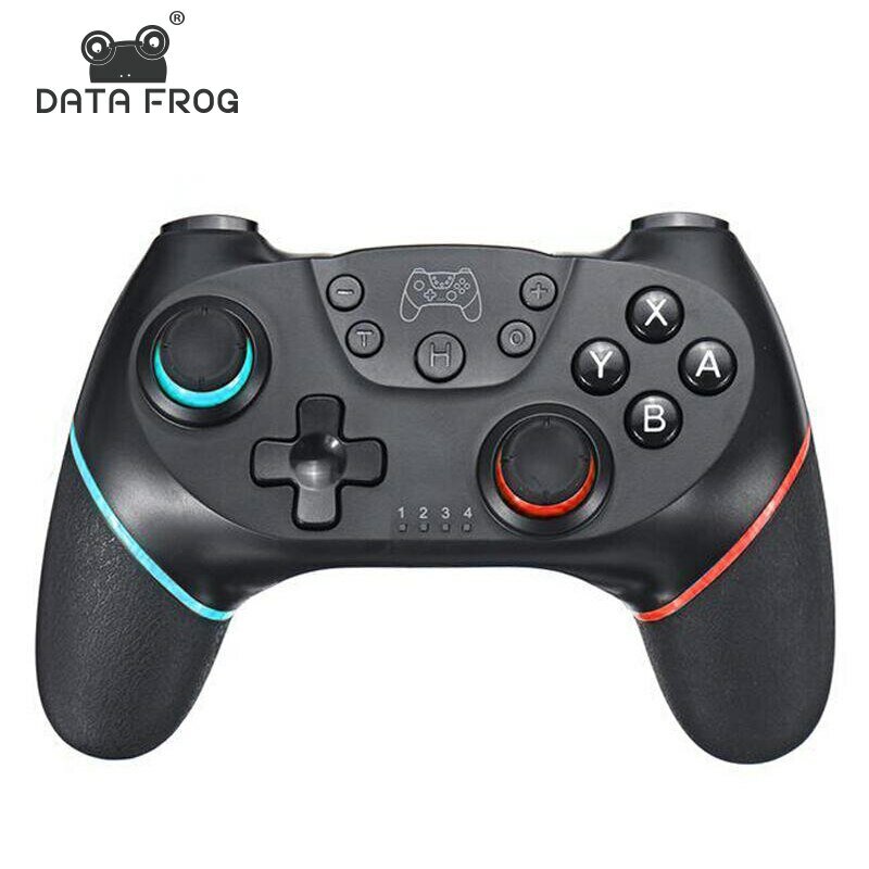 DATA FROG Wireless Controller Compatible-Nintendo Switch Adjustable Turbo with 6-Axis Vibration Gamepad For PC/NS Lite Console