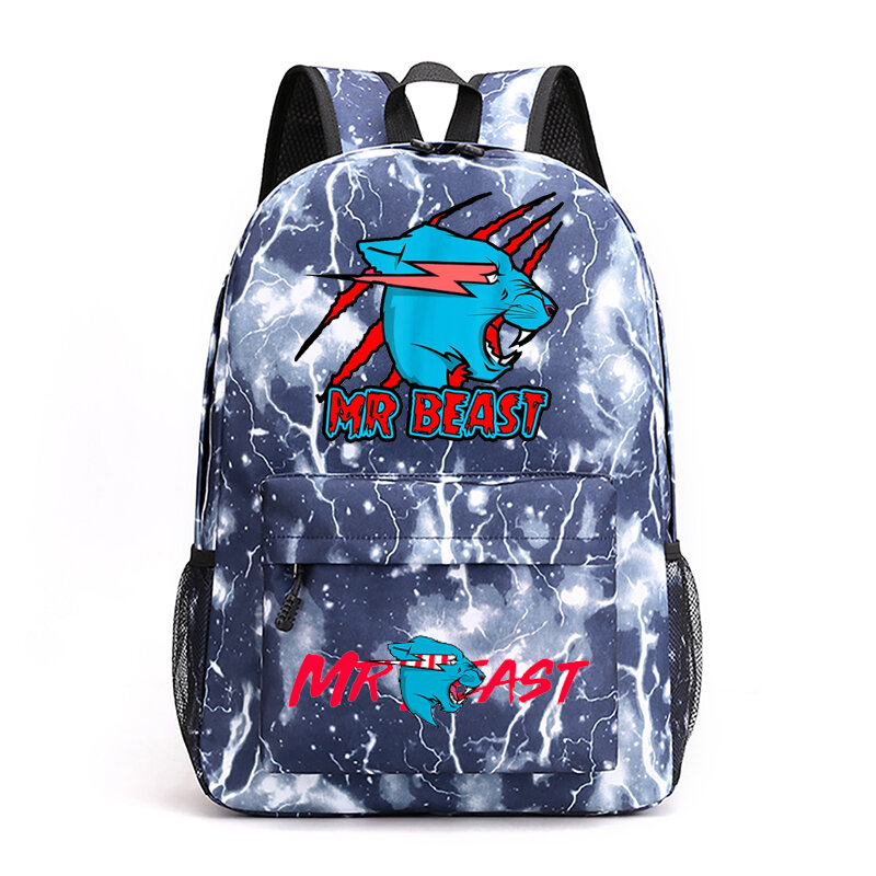 Cartoon hot selling Mr Beast surrounding youth student schoolbag men and women casual backpack