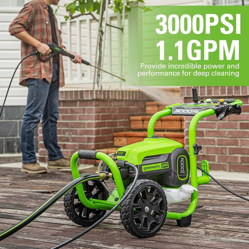 Green works 1,1 psi (gpm) bürstenloser elektrischer Hochdruck reiniger (pwma zertifiziert)