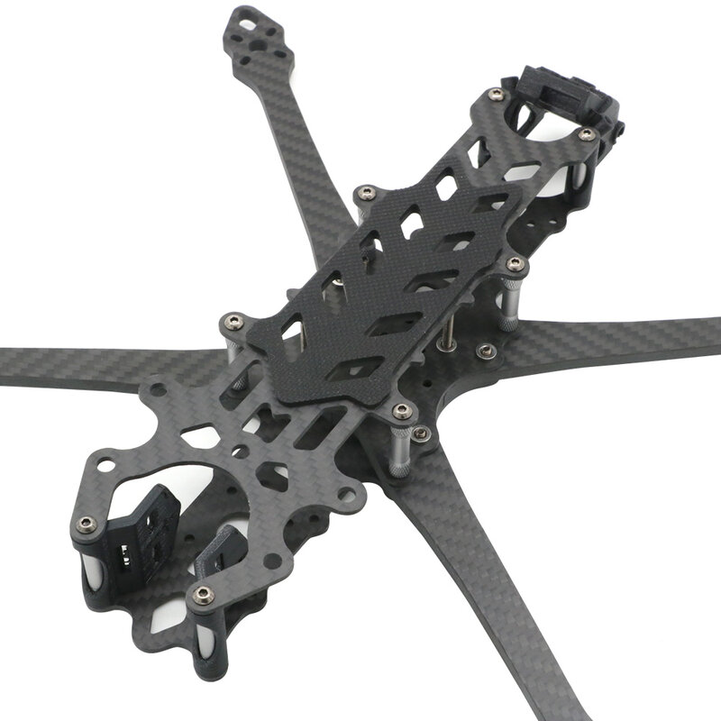 Abelhas Venenosas-Carbon Fiber Freestyle Frame Kit, 7 ", 295mm Distância entre eixos, 295mm Braço 5.0mm, FPV Long Range Drone