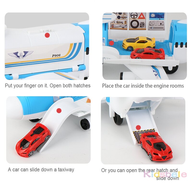 Giocattoli per bambini pista di simulazione inerzia aereo diecast e veicoli giocattolo aereo per passeggeri auto giocattolo giocattoli per ragazzi regalo per bambini