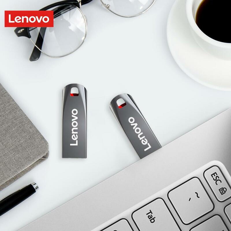 Lenovo Waterproof High Speed USB Stick, SSD portátil, Metal Pendrive, Memória de disco U, USB 3.0 Flash Drive, 2TB, 1TB, 512GB