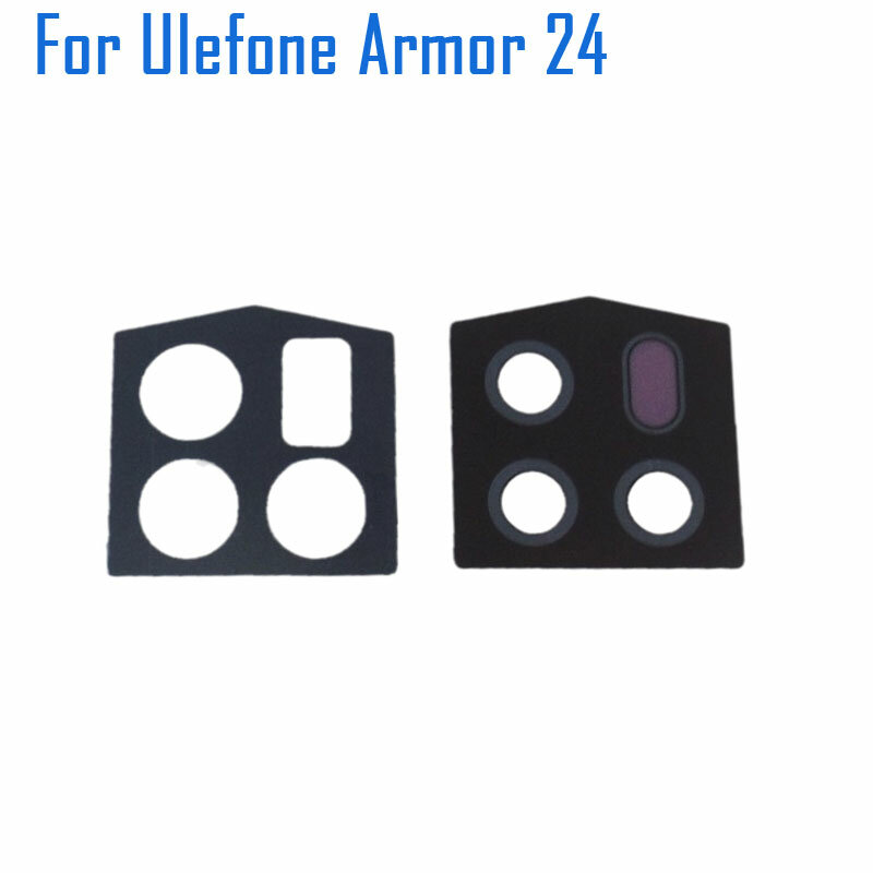 Lentille de caméra arrière Ulefone Armor 24, lentille de caméra arrière, couvercle en verre avec mousse arina pour téléphone intelligent Ulefone Armor 24, nouveau, original