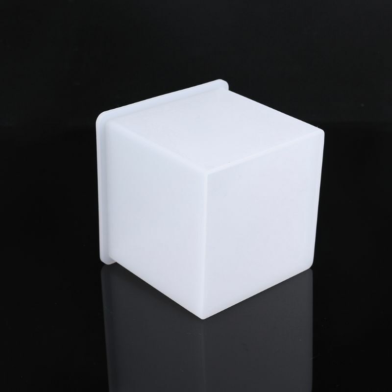 Y1ub moldes resina quadrada, molde vela, moldes fundição cubo para porta-copos amostra insetos