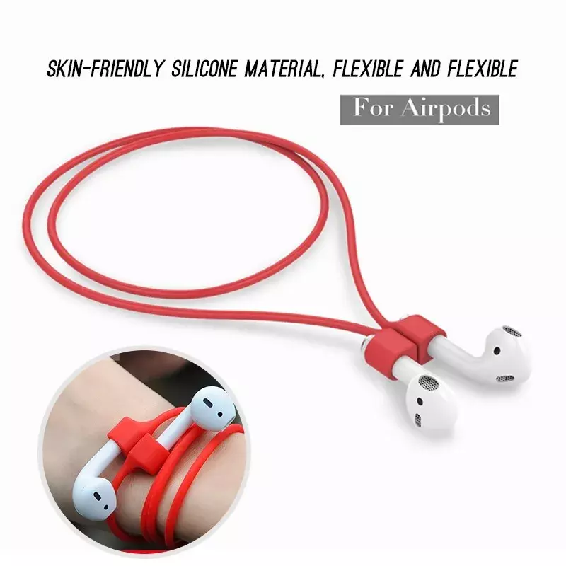 Soft Silicone Anti Lost Magnetic Rope Earphones for Apple Airpods 2 1 3 Air Pods Pro Bluetooth Wireless Headphone Earbuds Strap