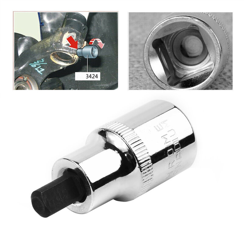 Car Suspension Strut Spreader Plug Socket 3424 Special Tool Car Replacement VAG Silver Spindle Spreader Housing Disassembly Tool
