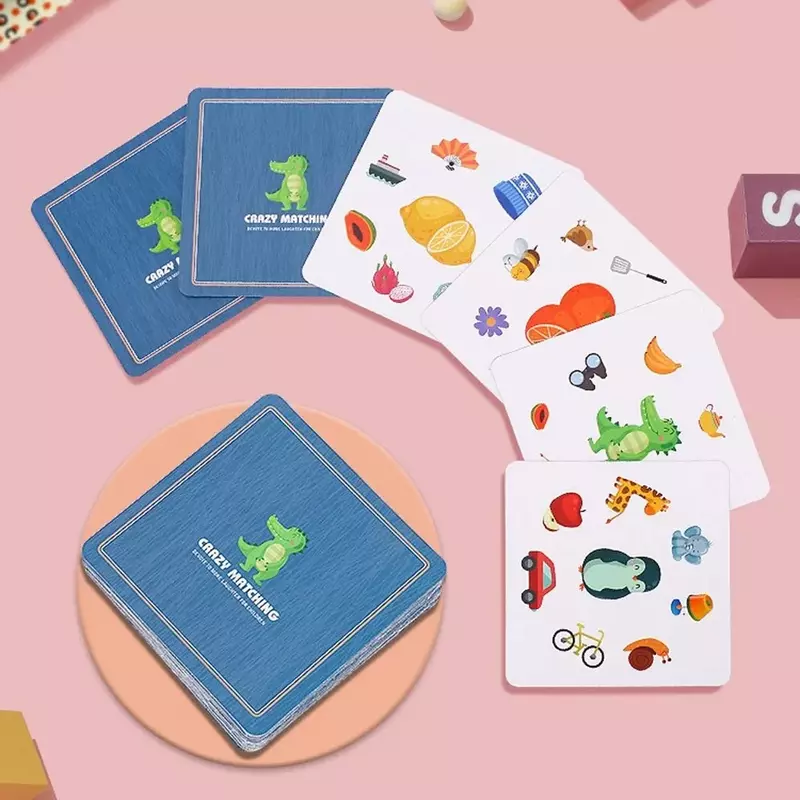 Kartu Flash anak-anak mainan pendidikan kartu stimulasi Visual montesori bayi mainan pembelajaran kognitif koordinasi mata tangan