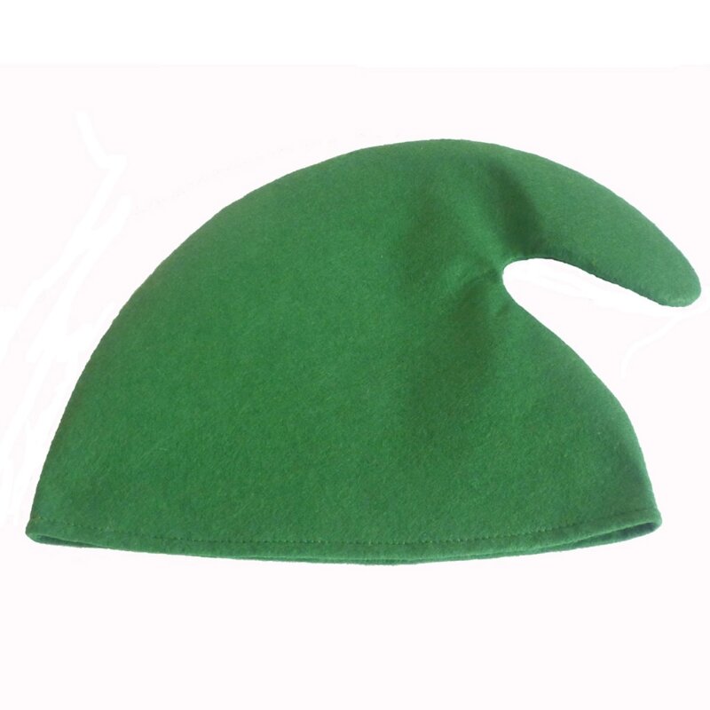 D7YD tradycyjne ładne elfy kapelusz świąteczny kapelusz Unisex zima utrzymuj ciepłe czapki wystrój bożonarodzeniowy