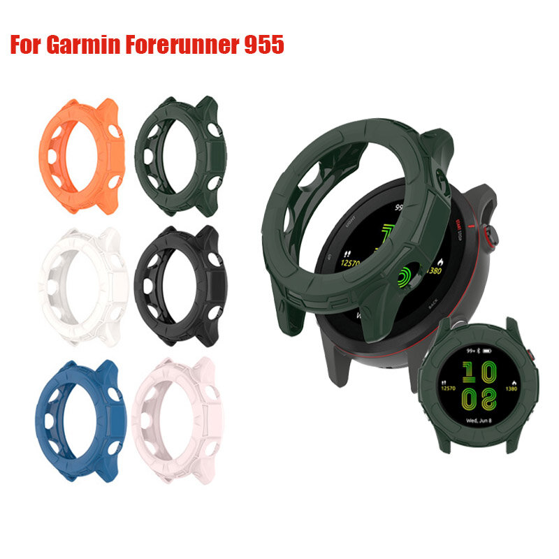 For Garmin Forerunner 955 955 solar TPU Case Cover Protective Cover Scratch-resistant Bumper Shell