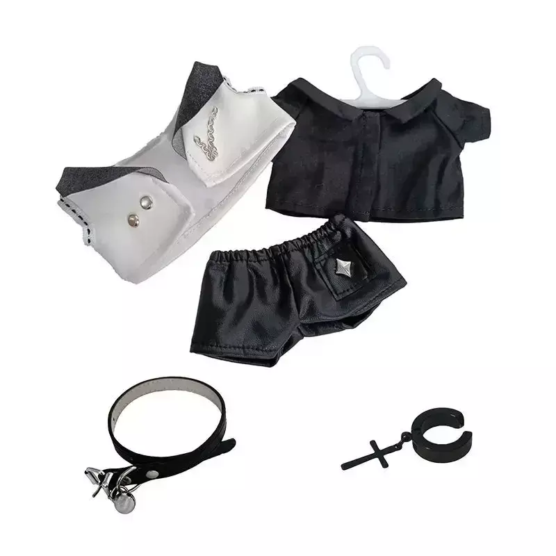 PU Couro Animal Boneca Outfit, Jaqueta Vest, 2 Cores, Moda, Camisa, 20cm, 01:12 Bonecas Bjd