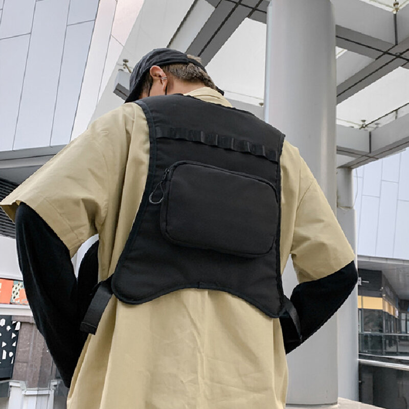 2022 nuova borsa Hip-hop Streetwear Chest Rig di alta qualità in Nylon tattico gilet marea Brand Design multifunzione gilet petto borse