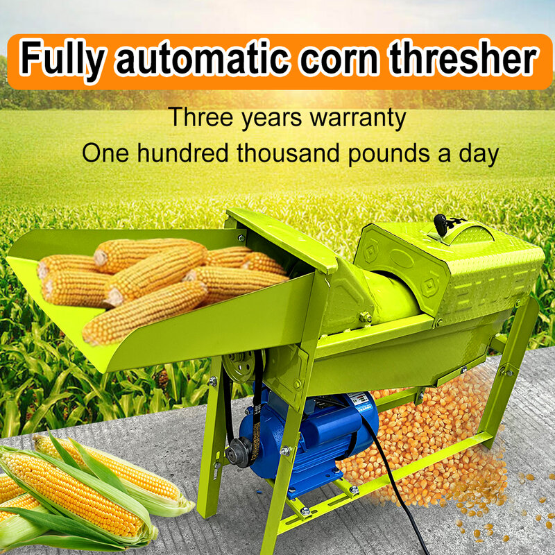 CHANGTIAN-trilladora de maíz eléctrica, máquina para pelar maíz, 1000 kg/hora