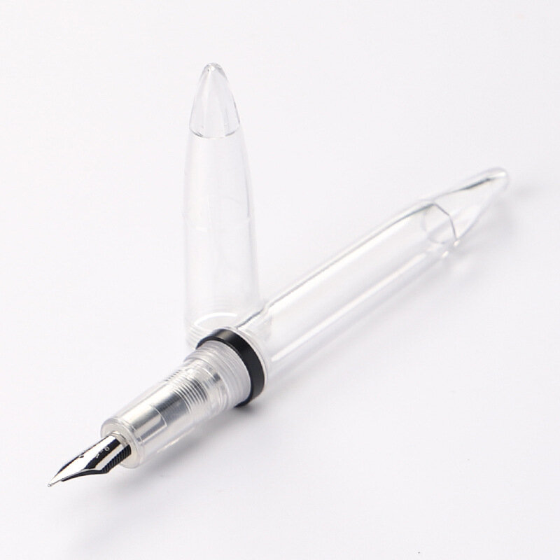 عالية السعة شفافة قلم حبر مكتب الأعمال المتوسطة EF/F بنك الاستثمار القومي أقلام الحبر قلم الخط هدية الطالب