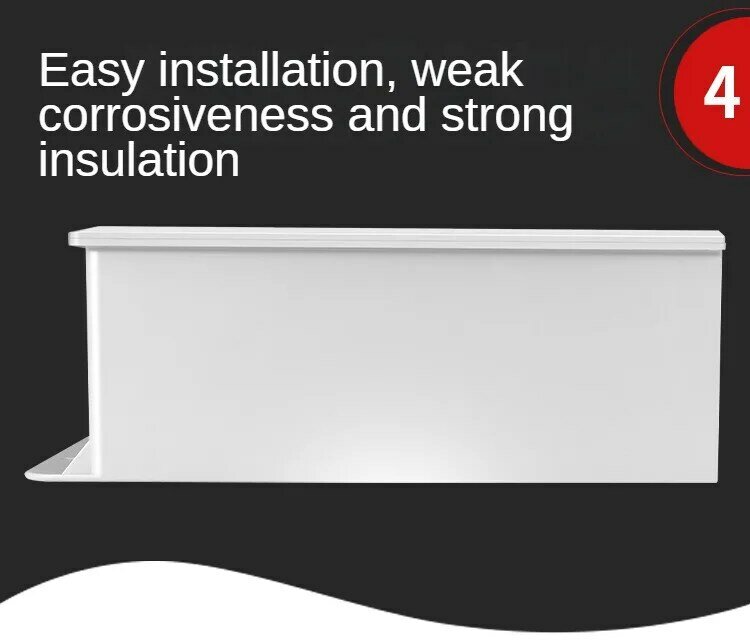 Design della copertura Push pull scatola di recinzione antipioggia in plastica ABS coperchio del cassetto scatola impermeabile custodia elettrica per esterni