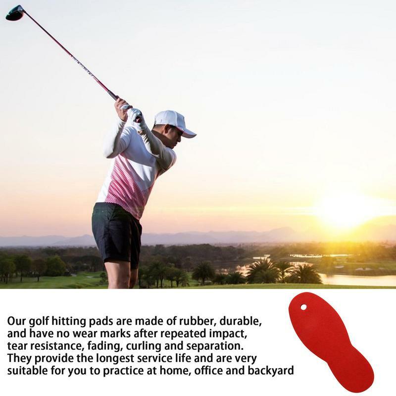 Esterilla de entrenamiento de Golf para hombre, alfombrilla de Chipping con forma de pies pequeños, para golpear y Chipping
