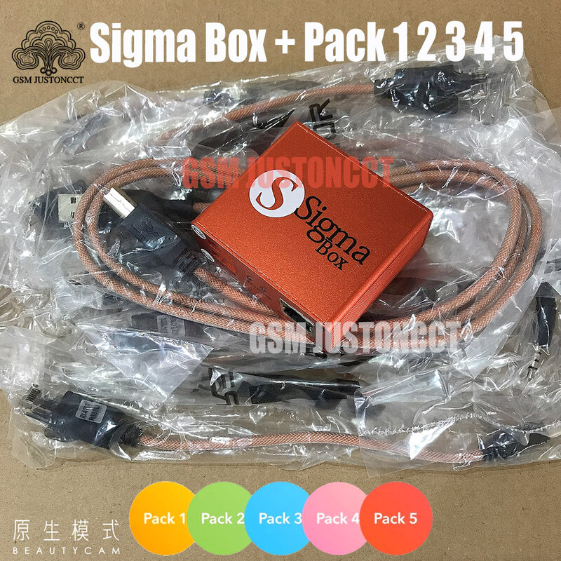 2020 Newest Original Sigma box + 9 Cable with Pack1+Pack2+Pack3 + Pack4 new update forhuawei