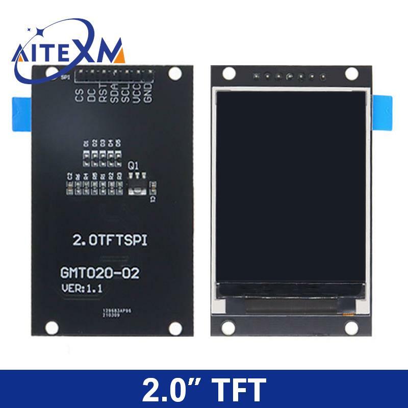 TFT-дисплей 2,0 дюйма OLED ЖК диск IC ST7789V 240RGBx320, точечный Матричный интерфейс SPI для полноцветного ЖК-дисплея Arduio