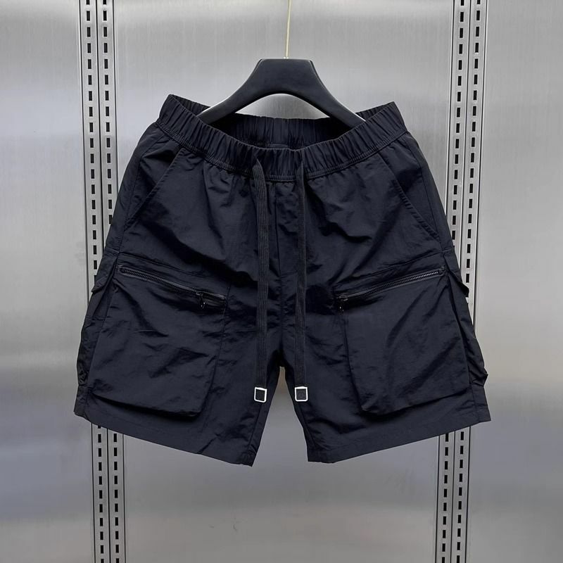 Große Tasche Workwear Shorts für Männer Sommer atmungsaktive schnell trocknende lässige Streetwear Sport einfache gerade fünf Punkt kurz