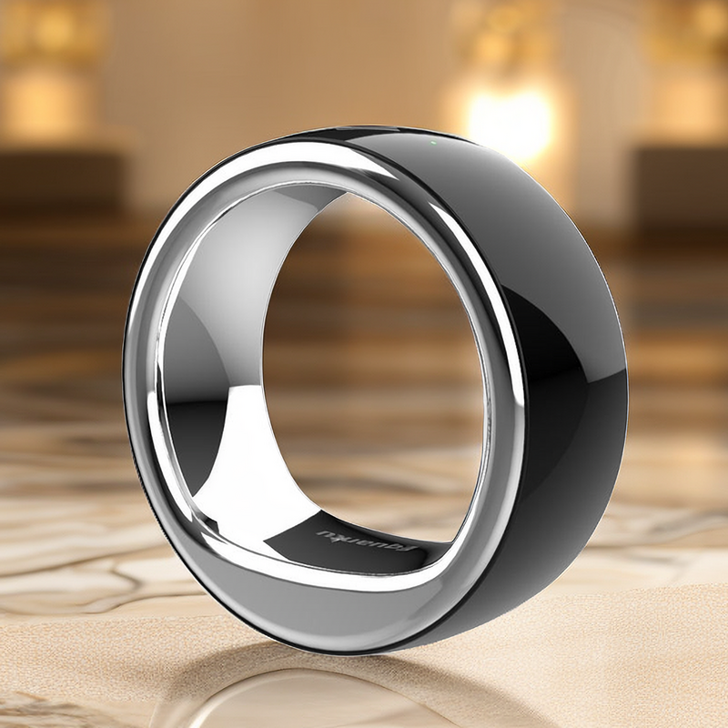 Smart Tasbih Tally Counter Ring For Muslims Zikr Digital Tasbeeh 5 Prayer Time Reminder Stainless Steel Qibla Rings