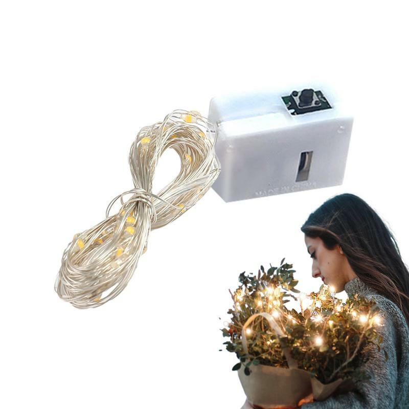 Fairy Lights LED Patio String Lights Battery Operated String Fairy Lights For Bedroom Indoor Tents Canopies Branches