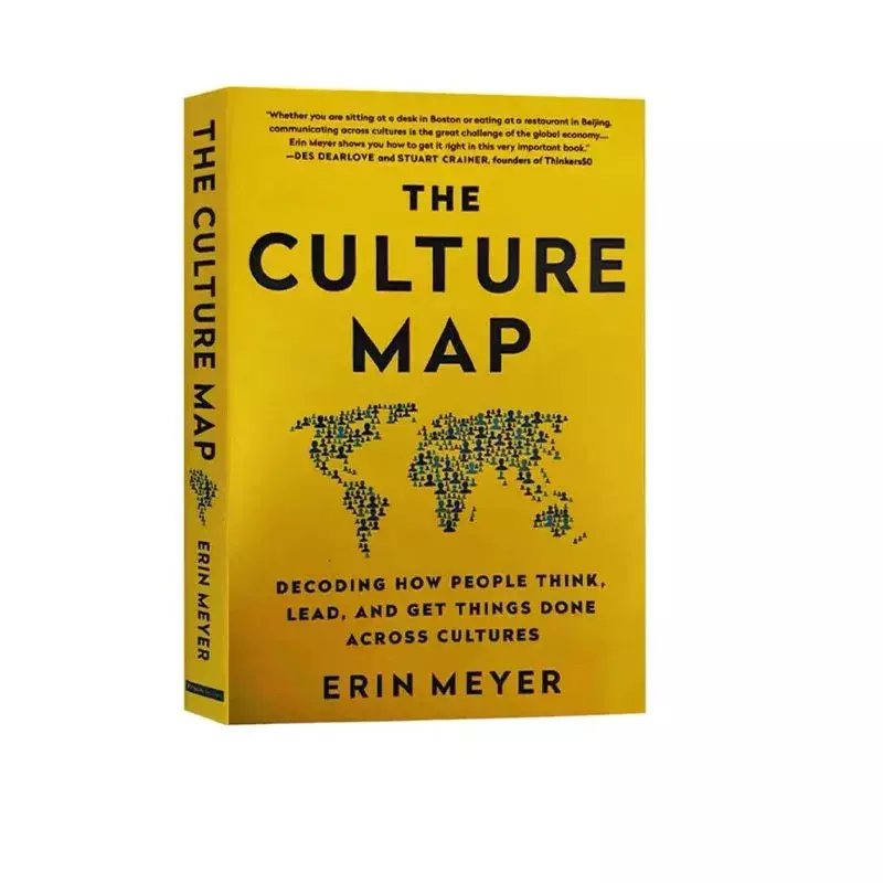Художественная карта Эрин Мейера, декодирование того, как люди думают, ведут и делают дела, Книга в мягкой обложке на английском языке