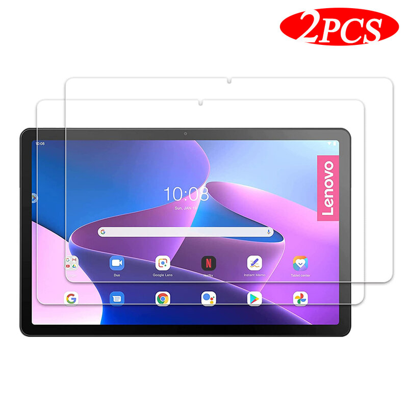 2P Tempered Glass untuk Lenovo Xiaoxin Pad 2022 10.6 ''Screen Protector TB-125FU TB128FU Tablet Protective Film