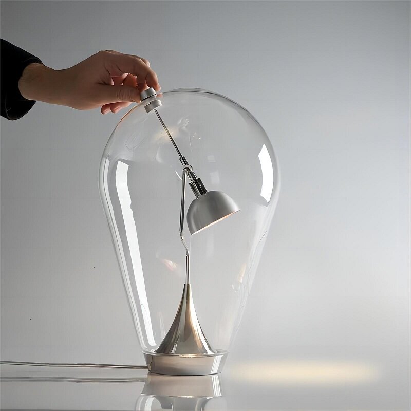 Скандинавский дизайнерский стеклянный светильник, лампа с регулируемой магнитной регулировкой для гостиной, спальни, кабинета