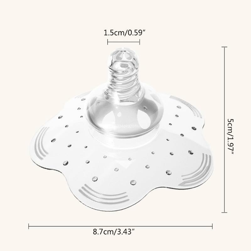 Silicone Nipple Protectors Breast Milk Feeding Mothers Nipple Breastfeeding Milk Extractor Cover for Protection Cover