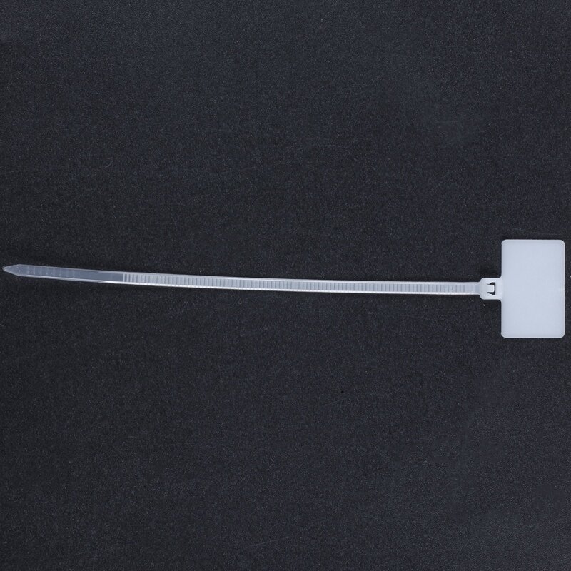 Étiquette d'attache de câble en Nylon, étiquette de ligne d'anneau d'enveloppe de garniture de fermeture à glissière de réseau autobloquant 50 pièces