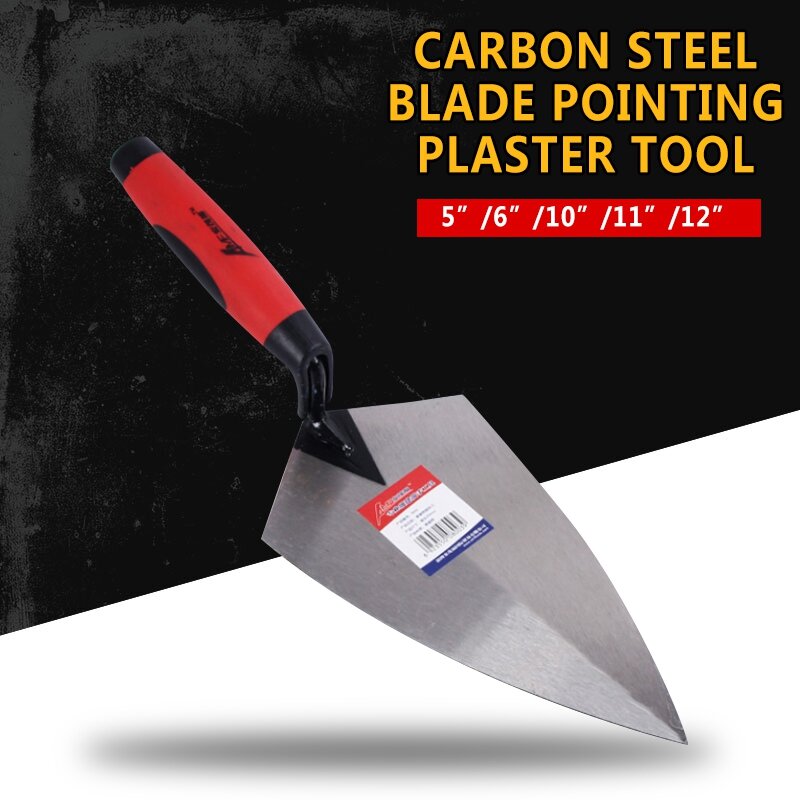 Cuchillo de masilla de acero al carbono para construcción, herramienta de yeso puntiagudo de 5/6/10/11/12 pulgadas para colocación de paletas de ladrillo, 2023
