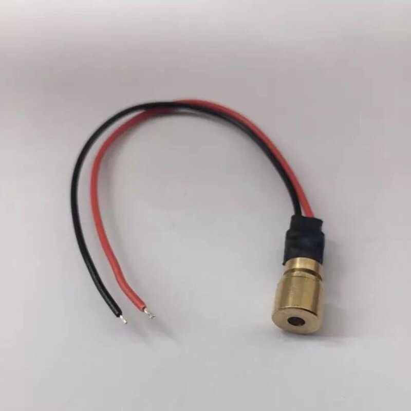 5pcs 10pcs 8mm industrial grade point laser red light laser module with adjustable focal length of 650nm and 5mW laser