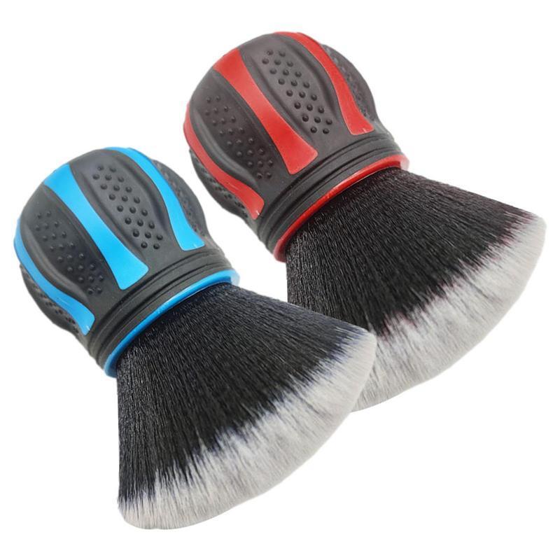 1-2PC Car Detailing Brushes Automobile Interior Soft Bristles Brush Air Vent Dust Cleaner Detailing Dusting Tool Car Cleaning