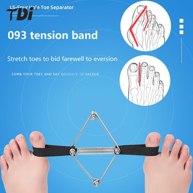 Toe Straightener Hallux Valgus Corrector Belt Foot Stretch Recovery Training Exerciser Strap Thumb Elastic Band Foot Tools 2023