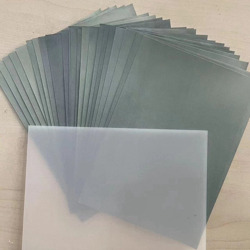 Papier de photographie solaire sensible à la lumière, papier d'art solaire, papier cyanotype A5 avec 1 outil en plastique pour l'impression solaire, 32 pièces